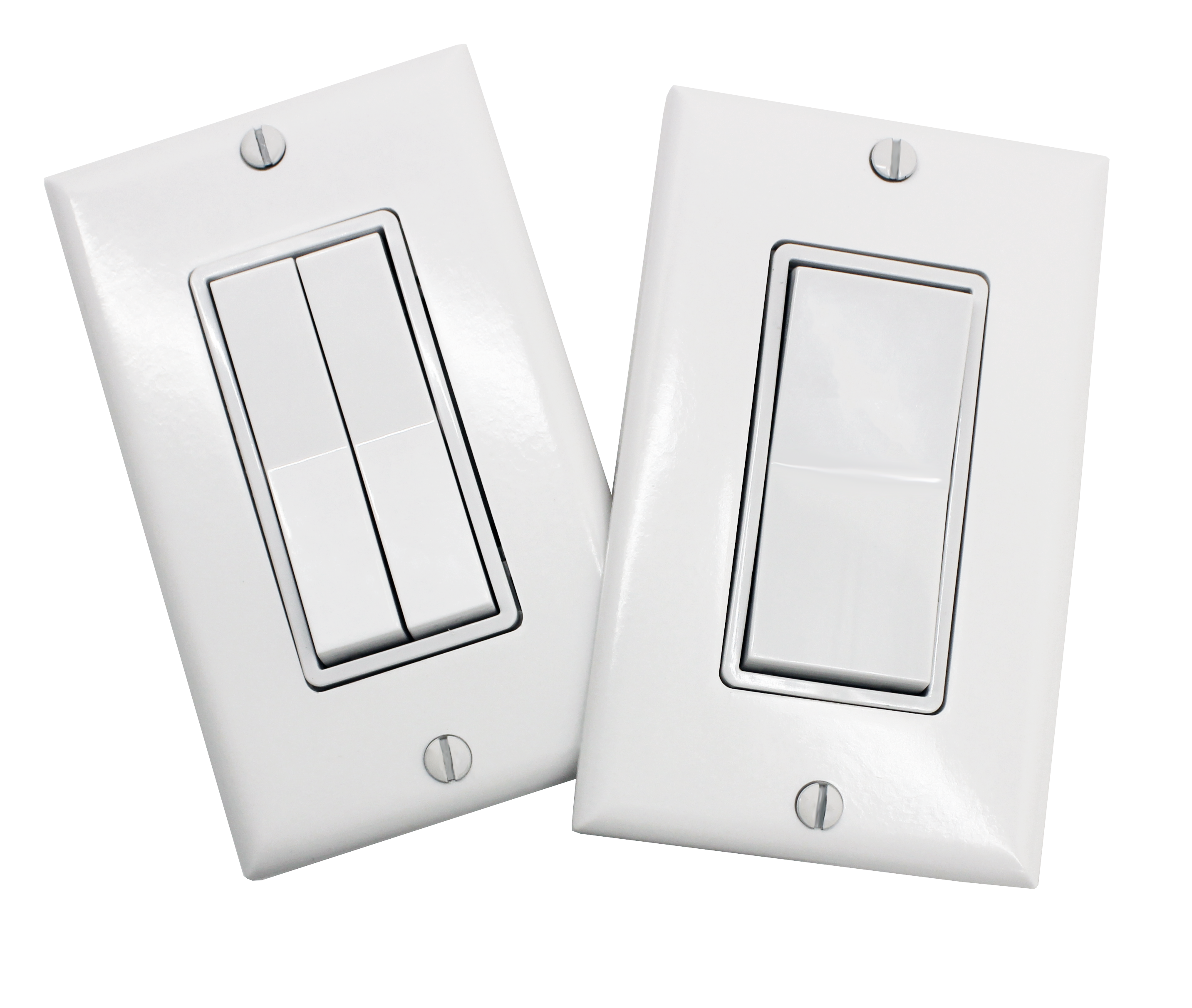 12-24V LED Dual Slide Switch and Dimmer for Standard Wall Switch Box - 120W  Max