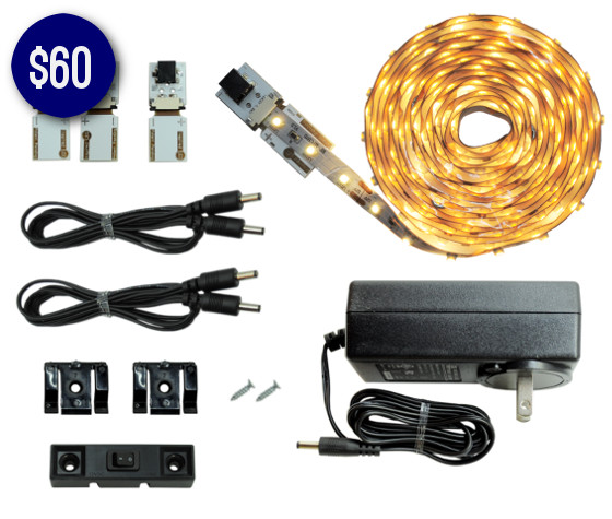 7 LED Lighting Kits for Under $79 - Cut and Connect Super Bright 3 Meter Kit.jpg