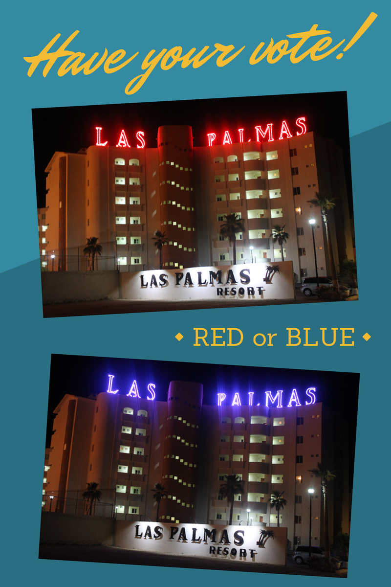 Las Palmas RGB Color Changing LED Lights in Puerto Penasco, Mexico